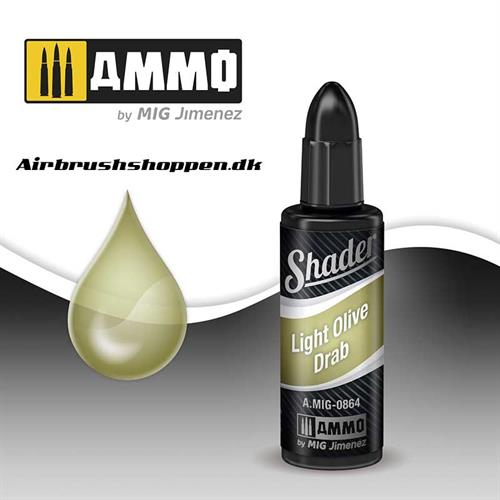 AMIG 0864 Light Olive Drab Shader 10 ml